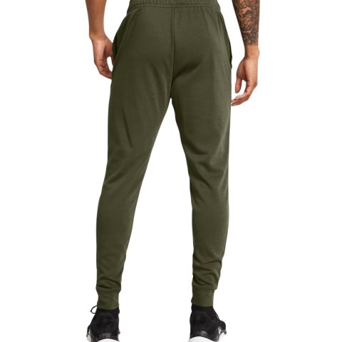Spodnie męskie Under Armour Rival Terry Jogger khaki 1380843 390 Under Armour