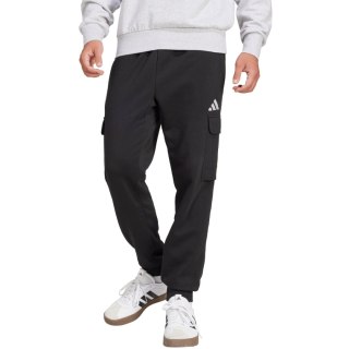 Spodnie męskie adidas Essentials Feelcozy Fleece Cargo czarne JE3820 Adidas