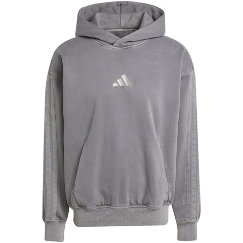 Bluza męska adidas ALL SZN Fleece Washed Hoodie szara JL6539 Adidas