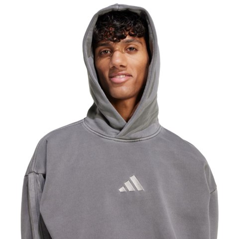 Bluza męska adidas ALL SZN Fleece Washed Hoodie szara JL6539 Adidas