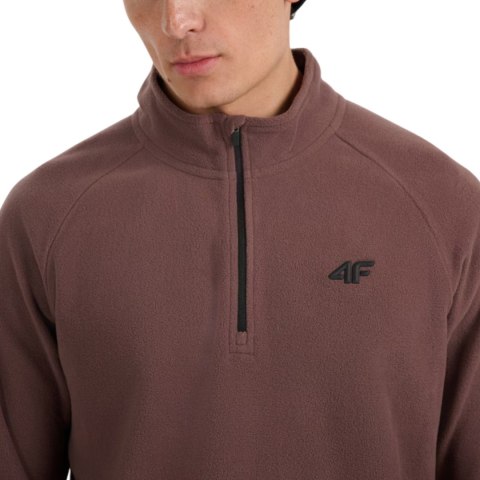 Bluza polarowa męska 4F M065 ciemny brąz 4FWAW25UFLEM065 80S 4F