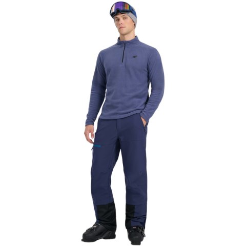 Bluza polarowa męska 4F M065 denim 4FWAW25UFLEM065 32S 4F