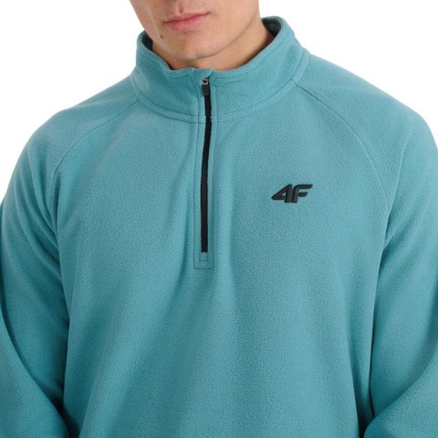 Bluza polarowa męska 4F M065 morska zieleń 4FWAW25UFLEM065 46S 4F