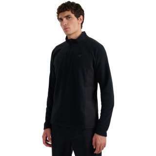 Bluza polarowa męska 4F M066 głęboka czerń 4FWAW25UFLEM066 20S 4F