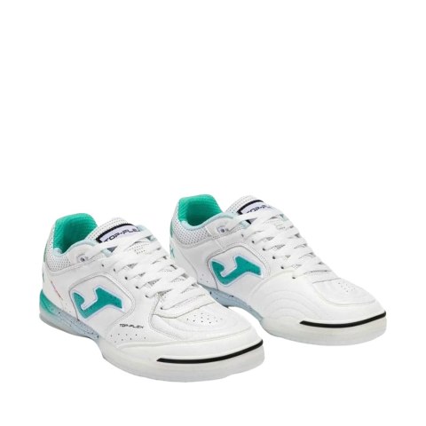 Buty piłkarskie Joma Top Flex 2502 Indoor biało-turkusowe TOPW2502IN Joma
