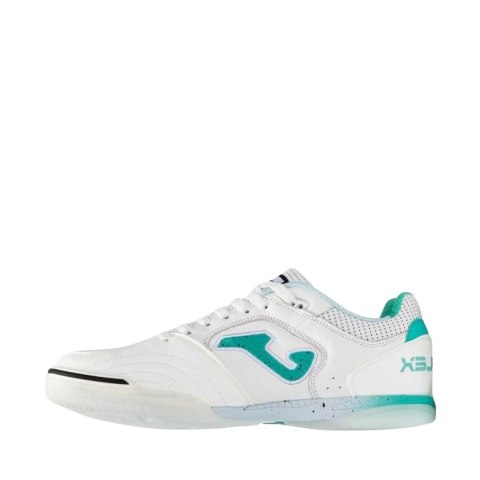 Buty piłkarskie Joma Top Flex 2502 Indoor biało-turkusowe TOPW2502IN Joma