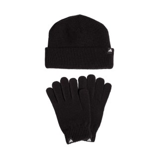 Komplet adidas czapka + rękawiczki czarny JN9443 Adidas
