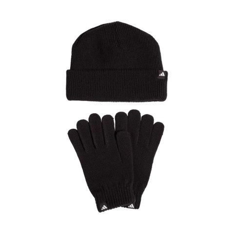 Komplet adidas czapka + rękawiczki czarny JN9443 Adidas