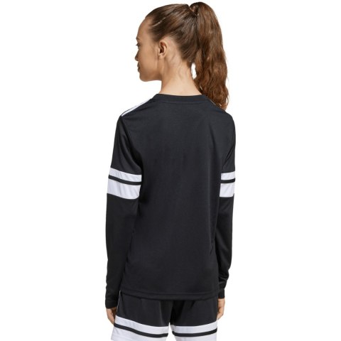 Koszulka dla dzieci adidas Squadra 25 Long Sleeve Jersey czarno-biała JJ0047 Adidas teamwear