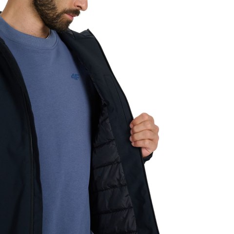 Kurtka narciarska męska 4F M0787 głęboka czerń 4FWAW25TTJAM0787 20S 4F