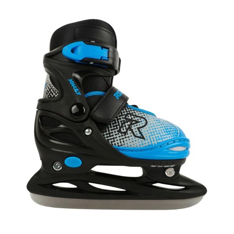 Łyżwy Roces Jokey Ice X czarno-niebieskie 450745 001 Roces