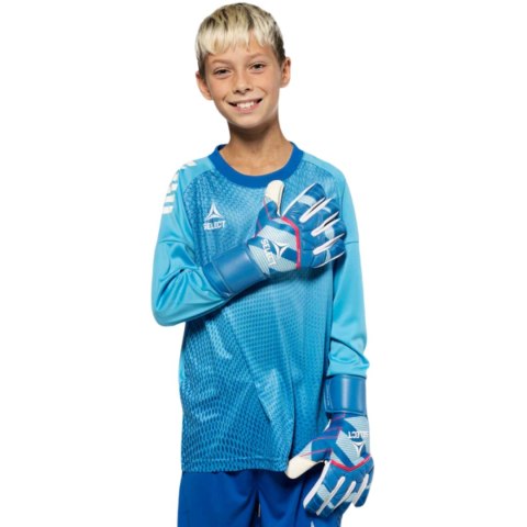 Rękawice bramkarskie Select 88 Kids Negative Cut v25 niebiesko-białe 18885 Select