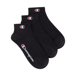 Skarpety Champion 3pk Quarter Socks czarne U20099 KK001 Champion