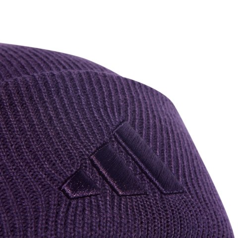 Czapka adidas New Logo Beanie Cuff fioletowa JX5748 Adidas