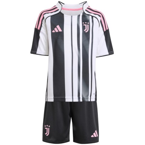 Komplet dla dzieci adidas Juventus 25/26 Home biało-czarny JN5220 Adidas
