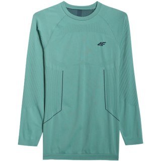 Koszulka termoaktywna męska M233 morska zieleń 4FWAW25USEAM233 46S 4F