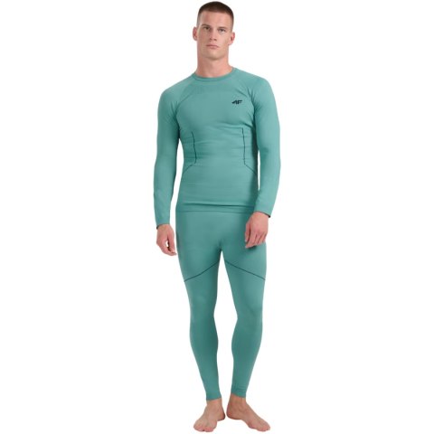 Koszulka termoaktywna męska M233 morska zieleń 4FWAW25USEAM233 46S 4F