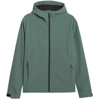 Kurtka męska softshell 4F M362 ciemna zieleń 4FWAW25TSOFM362 40S 4F