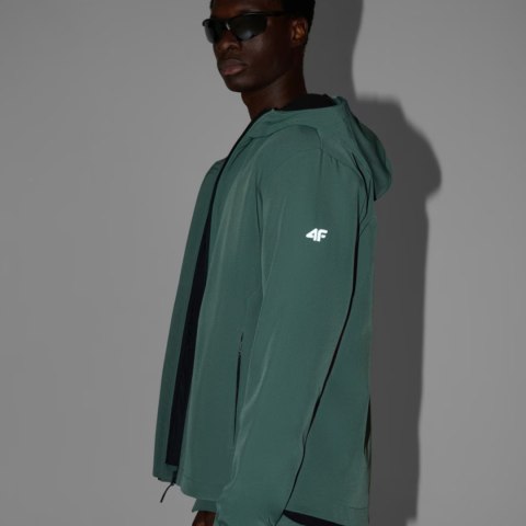 Kurtka męska softshell 4F M362 ciemna zieleń 4FWAW25TSOFM362 40S 4F