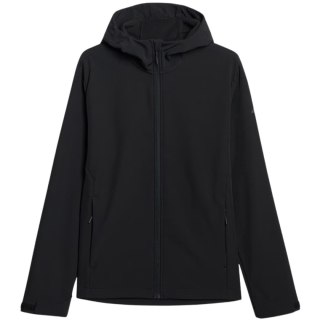 Kurtka męska softshell 4F M362 głęboka czerń 4FWAW25TSOFM362 20S 4F