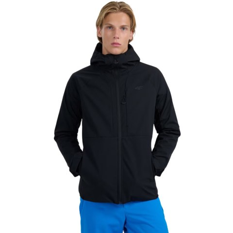 Kurtka męska softshell 4F M503 głęboka czerń 4FWAW25TSOFM503 20S 4F