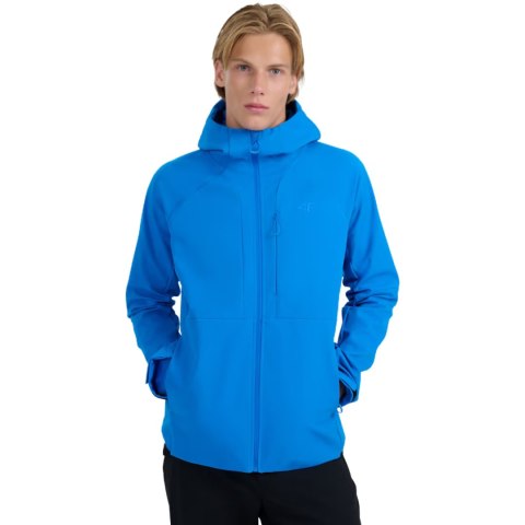 Kurtka męska softshell 4F M503 niebieska 4FWAW25TSOFM503 33S 4F