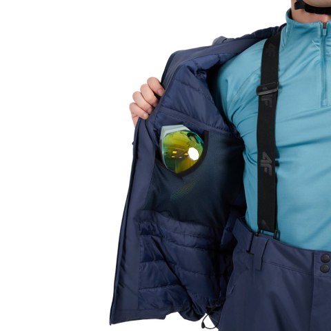 Kurtka narciarska męska 4F M0951 granatowa 4FWAW25TTJAM0951 31S 4F