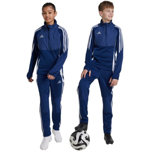 Spodnie dla dzieci adidas Tiro 24 Winterized niebieskie IY0117 Adidas teamwear