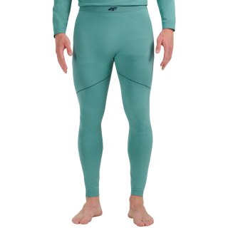 Spodnie termoaktywne męskie 4F M234 morska zieleń 4FWAW25USEAM234 46S 4F