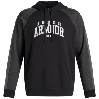 Bluza męska Under Armour Rival Fleece Colorblock Hoodie czarna 6003958 001 Under Armour