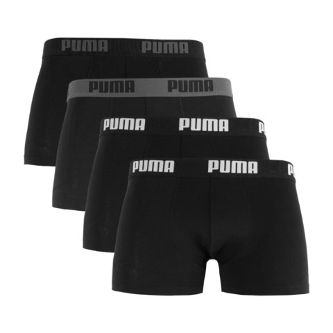 Bokserki męskie Puma Basic 4pak czarne 938198 01 Puma