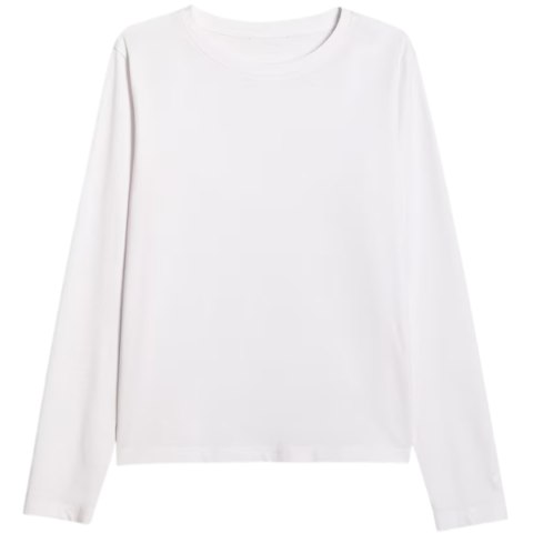 Koszulka damska 4F longsleeve F431 biała 4FWMM00TLONF431 10S 4F