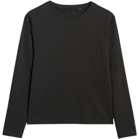Koszulka damska 4F longsleeve F431 głęboka czerń 4FWMM00TLONF431 20S 4F