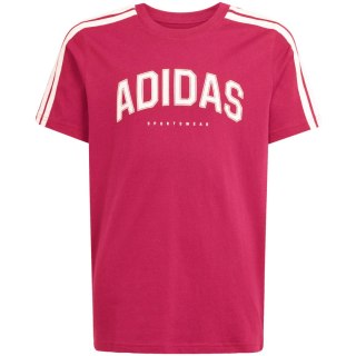 Koszulka dla dzieci adidas Codes Collegiate Graphic Tee różowa KA9764 Adidas