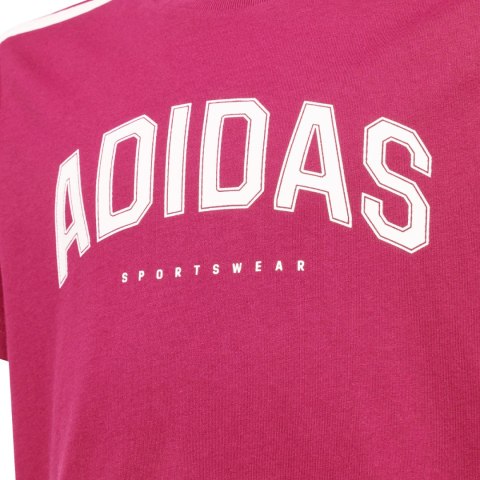 Koszulka dla dzieci adidas Codes Collegiate Graphic Tee różowa KA9764 Adidas