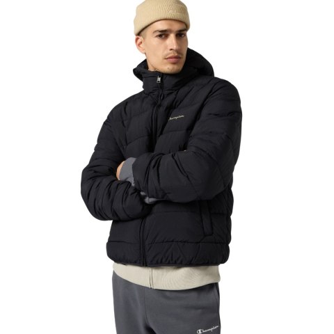 Kurtka męska Champion Hooded Jacket czarna 221548 KK001 Champion