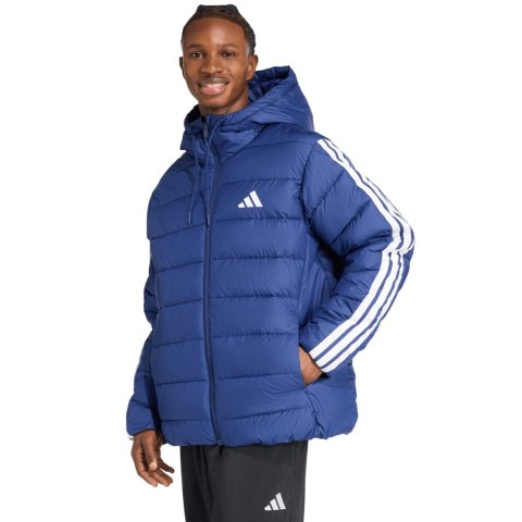 Kurtka męska adidas Essentials CLIMAWARM 3-Stripes niebieska JX7771 Adidas