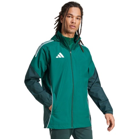 Kurtka męska adidas Tiro 25 Competition All-Weather zielona JI8936 Adidas teamwear
