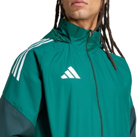 Kurtka męska adidas Tiro 25 Competition All-Weather zielona JI8936 Adidas teamwear