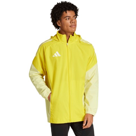 Kurtka męska adidas Tiro 25 Competition All-Weather żółta JI8958 Adidas teamwear