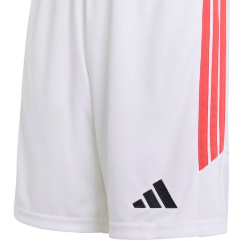 Spodenki dla dzieci adidas Tiro 26 League biało-czerwone KR0364 Adidas