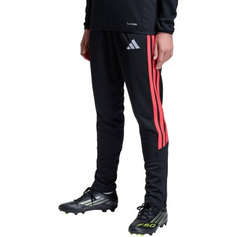Spodnie dla dzieci adidas Tiro 26 League Slim czarno-czerwone JY7115 Adidas
