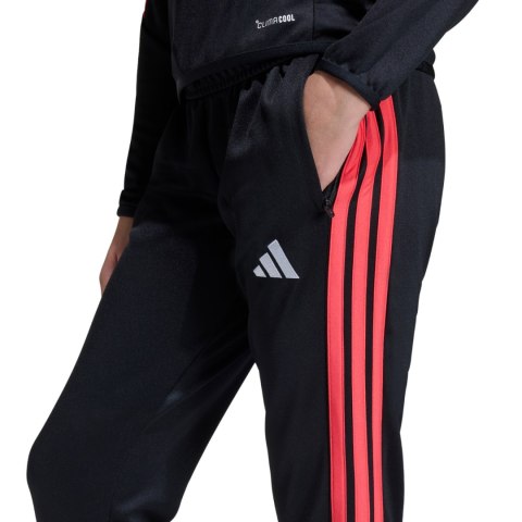 Spodnie dla dzieci adidas Tiro 26 League Slim czarno-czerwone JY7115 Adidas