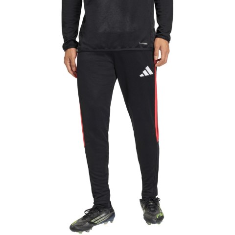 Spodnie męskie adidas Tiro 26 League Training Slim czarno-czerwone JY7111 Adidas