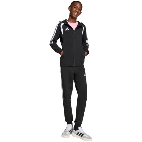 Bluza dla dzieci adidas Tiro 26 League Sweat Full Zip Hoodie czarna KF3324 Adidas teamwear