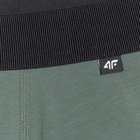 Bokserki męskie 4F M062 2-pak czarne, zielone 4FWAW25UBXSM062 92S 4F