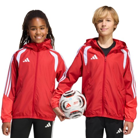 Kurtka dla dzieci adidas Tiro 26 Competition All Weather czerwona KB0155 Adidas teamwear