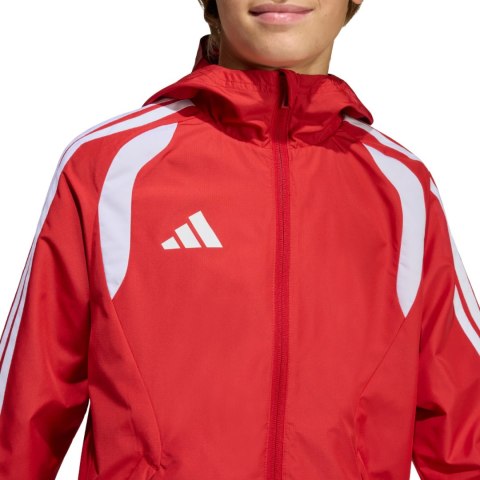 Kurtka dla dzieci adidas Tiro 26 Competition All Weather czerwona KB0155 Adidas teamwear