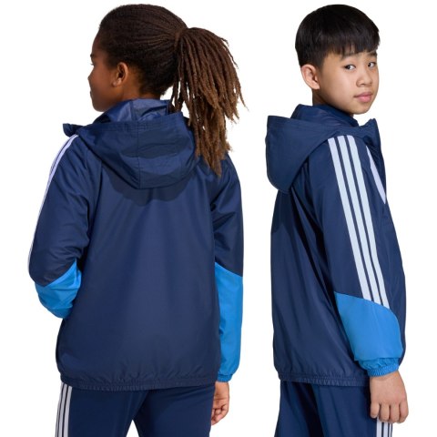 Kurtka dla dzieci adidas Tiro 26 Competition All Weather niebieska JL7300 Adidas teamwear