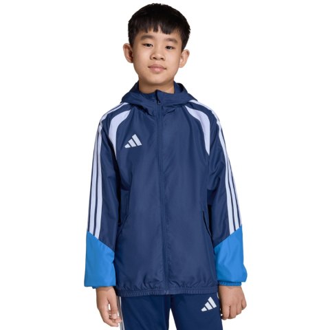 Kurtka dla dzieci adidas Tiro 26 Competition All Weather niebieska JL7300 Adidas teamwear